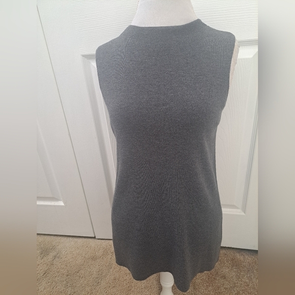 Eileen Fisher 100% Wool Sleeveless Sweater/Tunic  Size PS - Picture 1 of 10